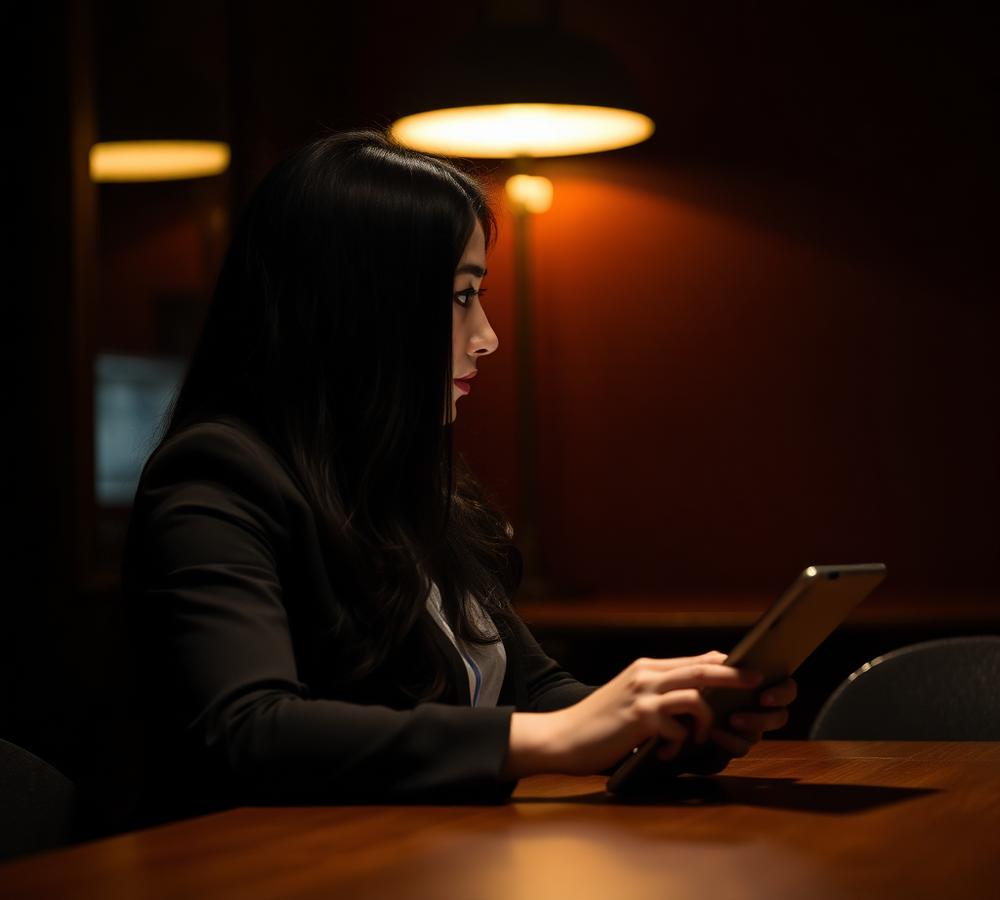 Datanurve consultant with a tablet